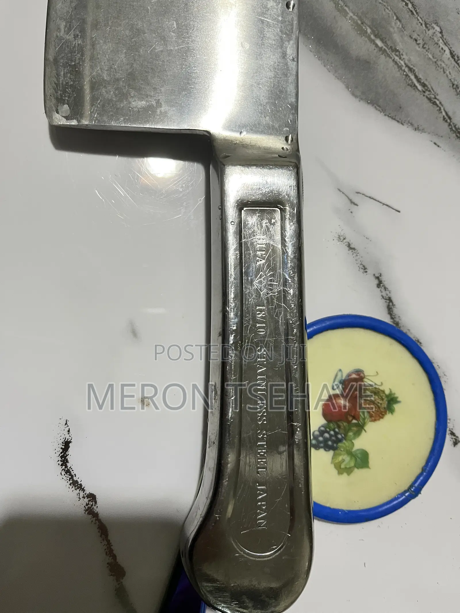 BIG Cutting Knife 18/10 Stainless Steel Japan