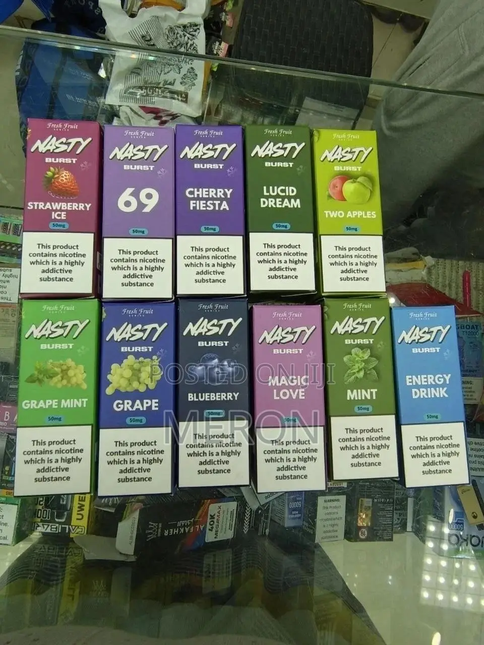 Oil Vape Nasty Burst Salt E-Liquids