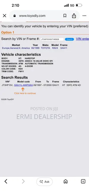 Toyota Corolla 1999 Green