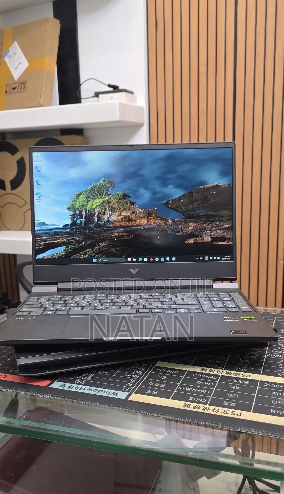 New Laptop HP Victus 16 16GB AMD Ryzen 7 SSD 512GB