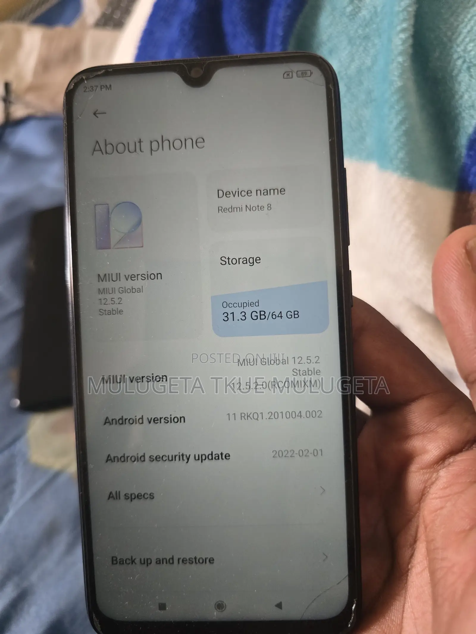 Realme Note 50 64 GB Black