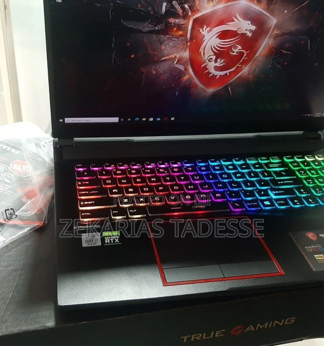 New Laptop MSI GF63 16GB Intel Core i7 SSD 512GB