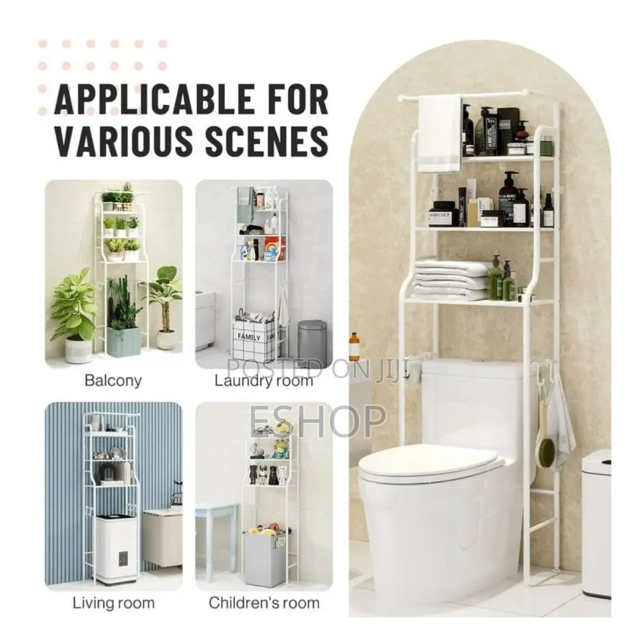 3-Shelf Organizer for Small Bathrooms