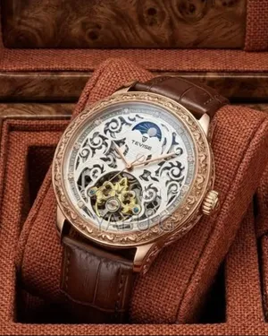 TEVISE Watch - Stylish & Durable Golden Mens Timepiece