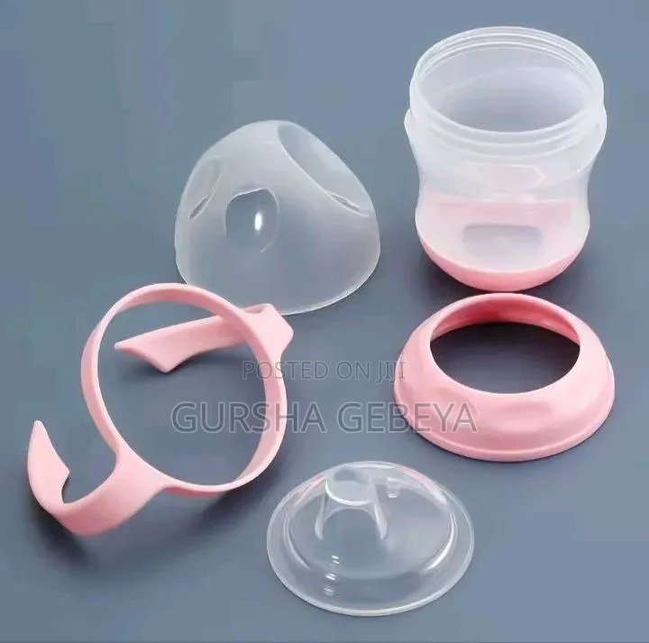 smart Baby PP Cup With Handle Silicone Bottle