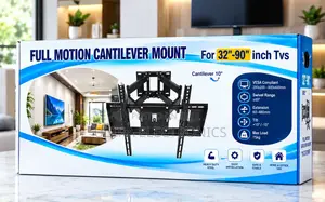 Wall Mount Full Motion TV– 32” to 90” 
 Heavy Duty • Swivel