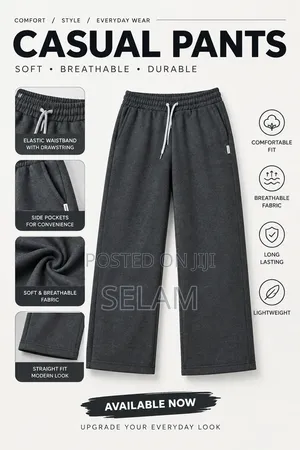 ወፍራም Quality ባጊ ቱታ ሱሪ M/L