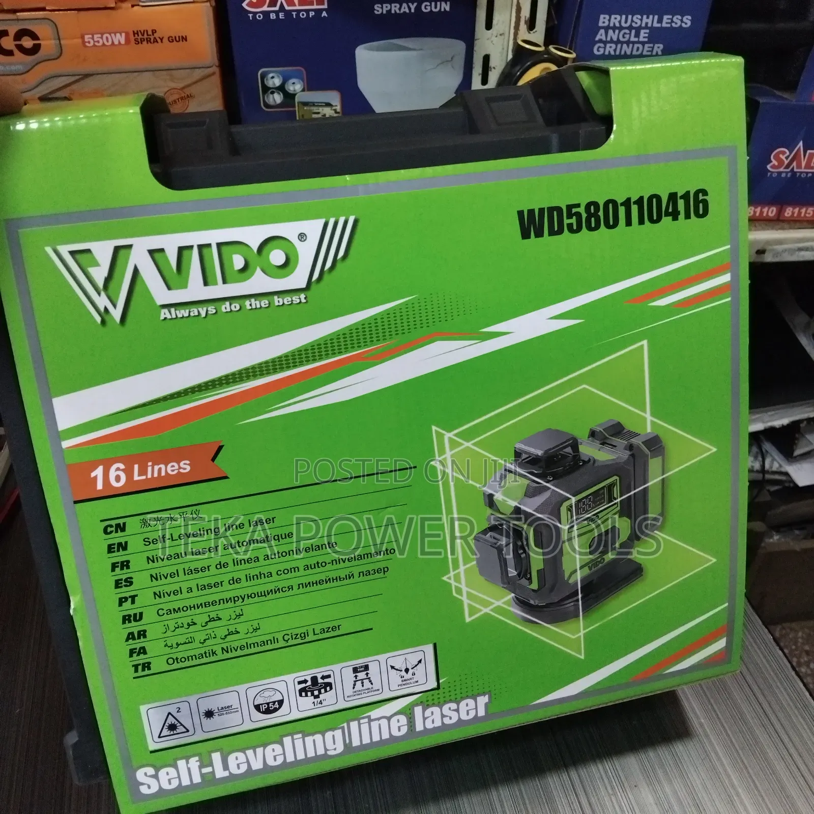 Vido Line Laser Leveling