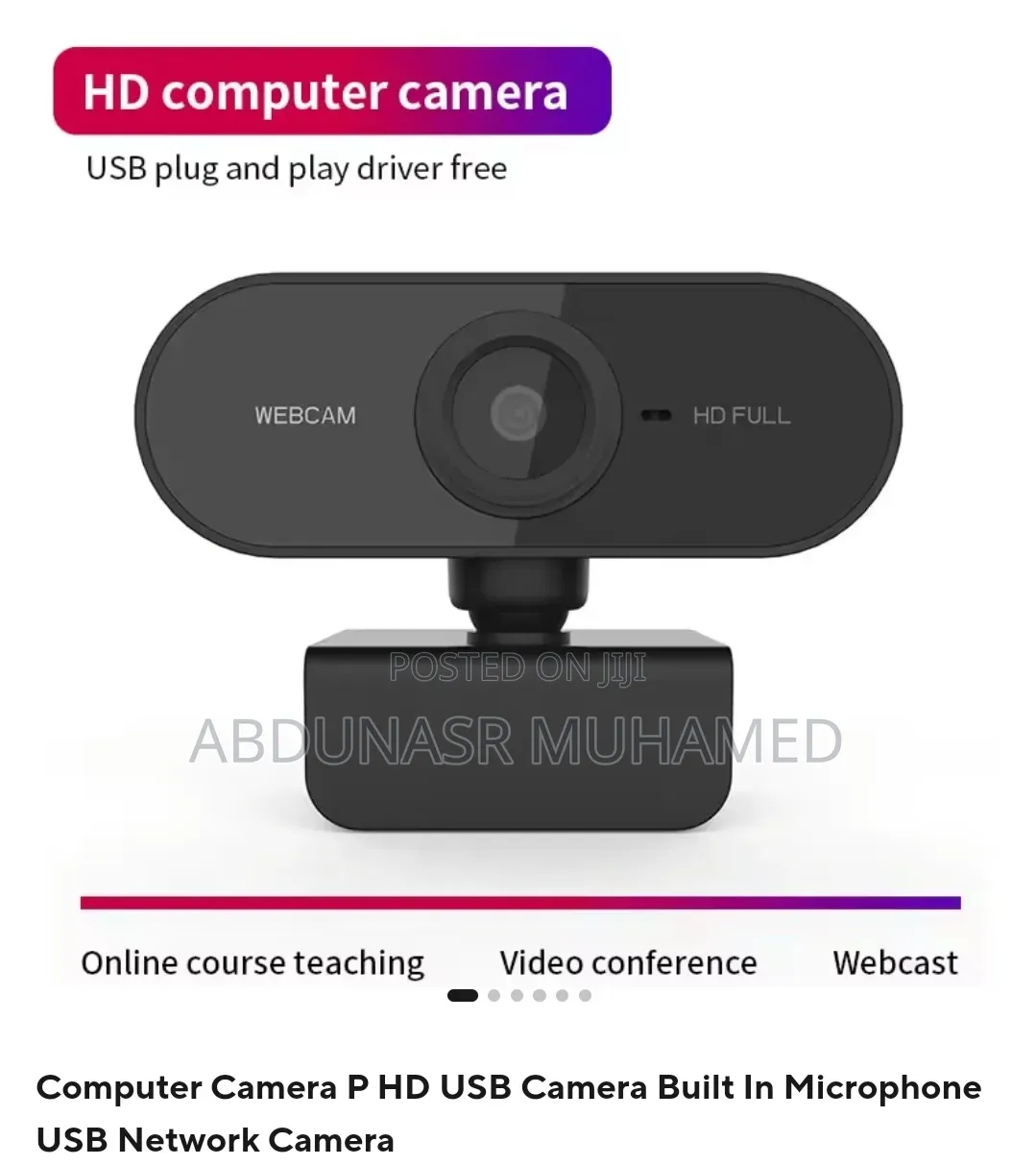 HD Computer camerA