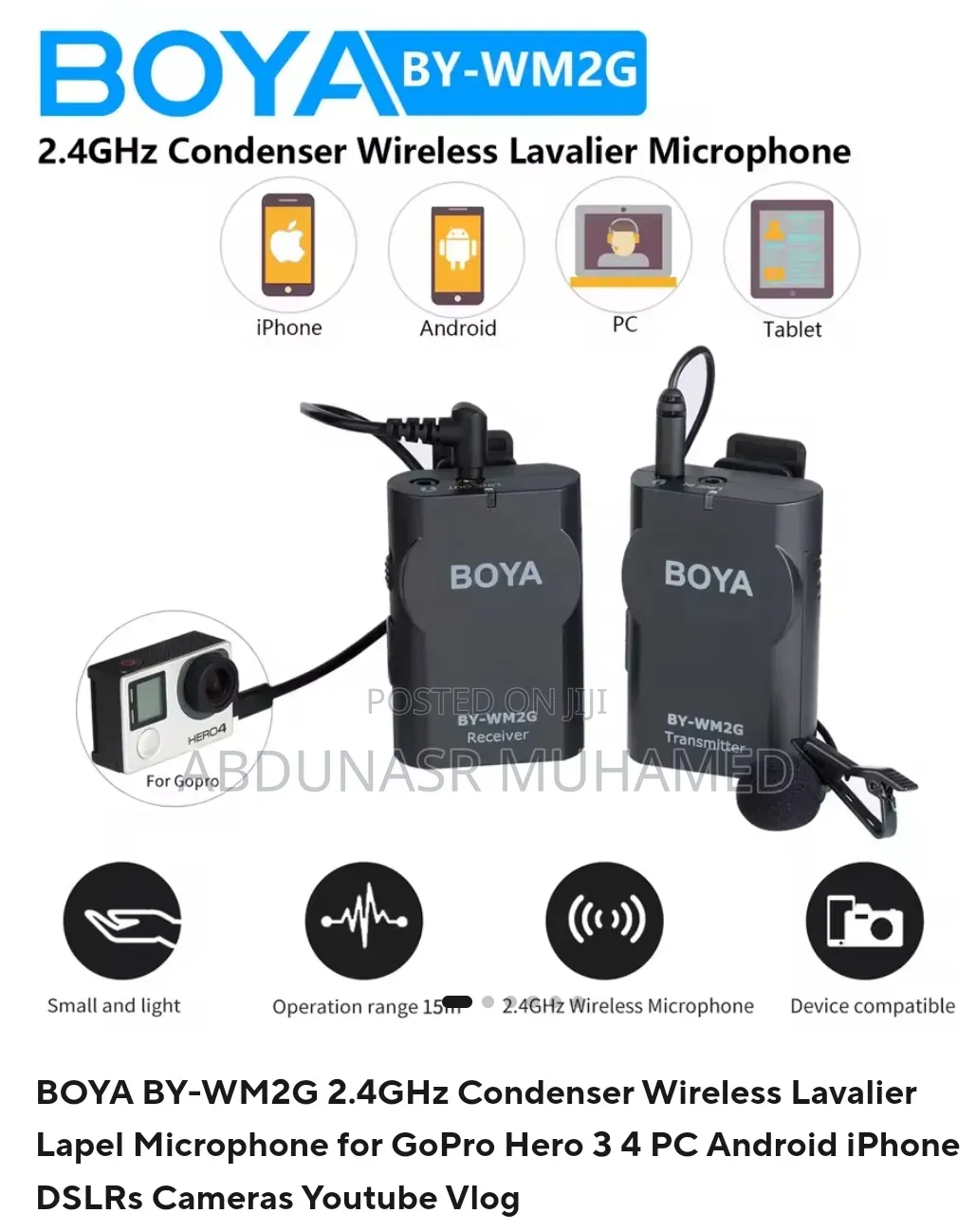 Boys Condenser Wireless Microphone