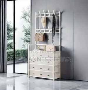 5 Layers Shoes Rack New Simple Cloth Floor Clothes Rack