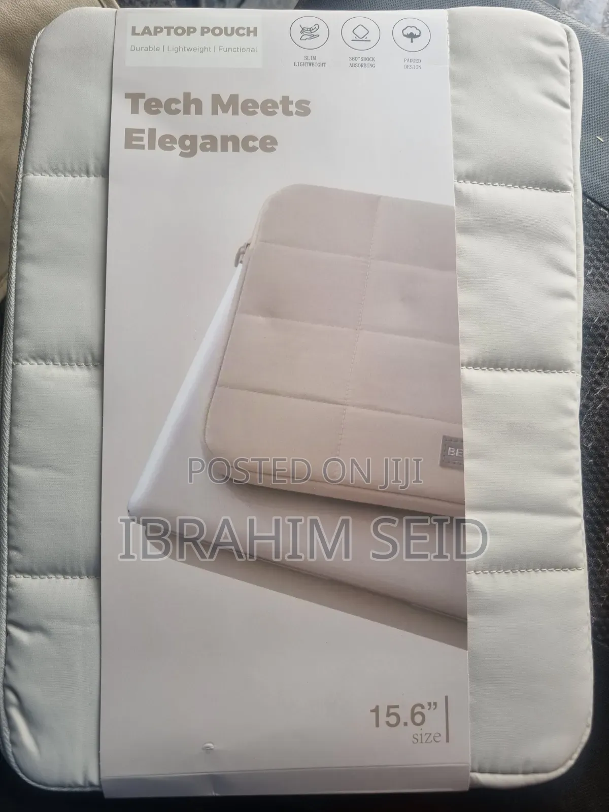 ለላፕቶፕ መያዥያ ከረጢት (Laptop Pouch)15.6 Inch