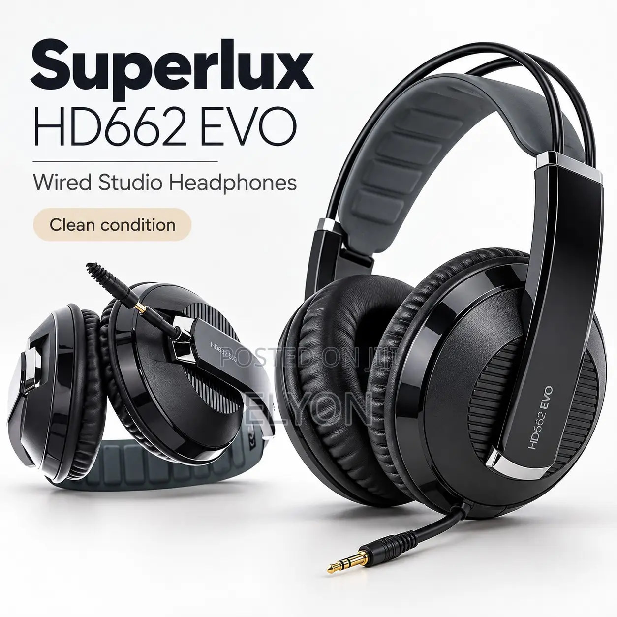 Superlux HD662 EVO – Professional Studio Monitoring Headphones
