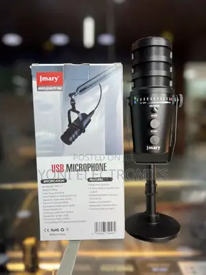 Jmary MC-PW12 Professional USB & XLR Microphone – Ideal for Podcasting