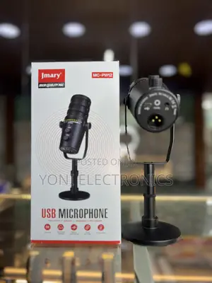 Jmary MC-PW12 USB & XLR ፕሮፌሽናል ማይክሮፎን