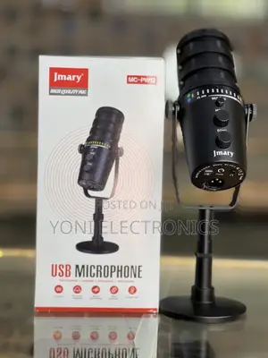 Jmary MC-PW12 USB & XLR ፕሮፌሽናል ማይክሮፎን