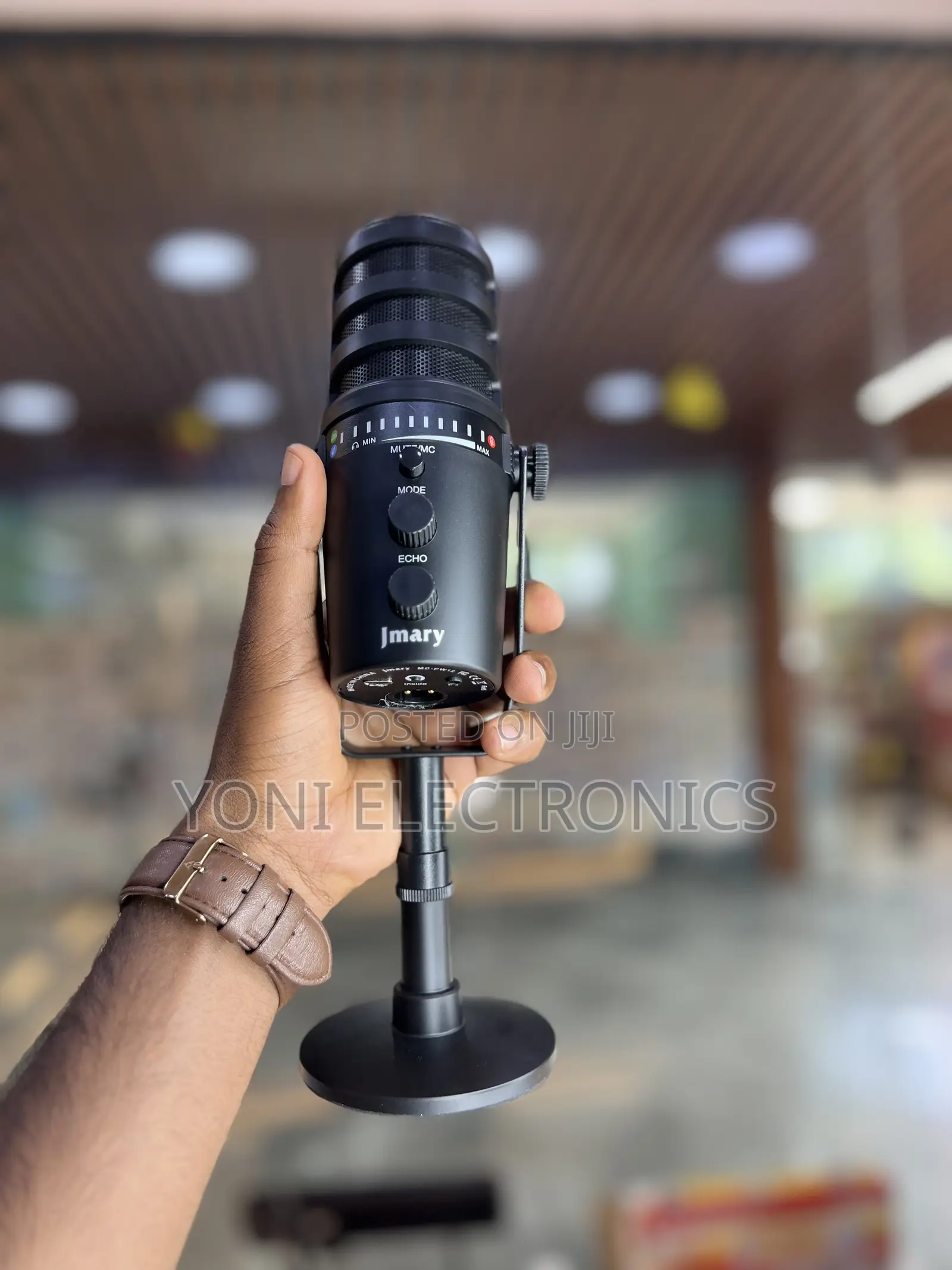 Jmary MC-PW12 USB & XLR ፕሮፌሽናል ማይክሮፎን