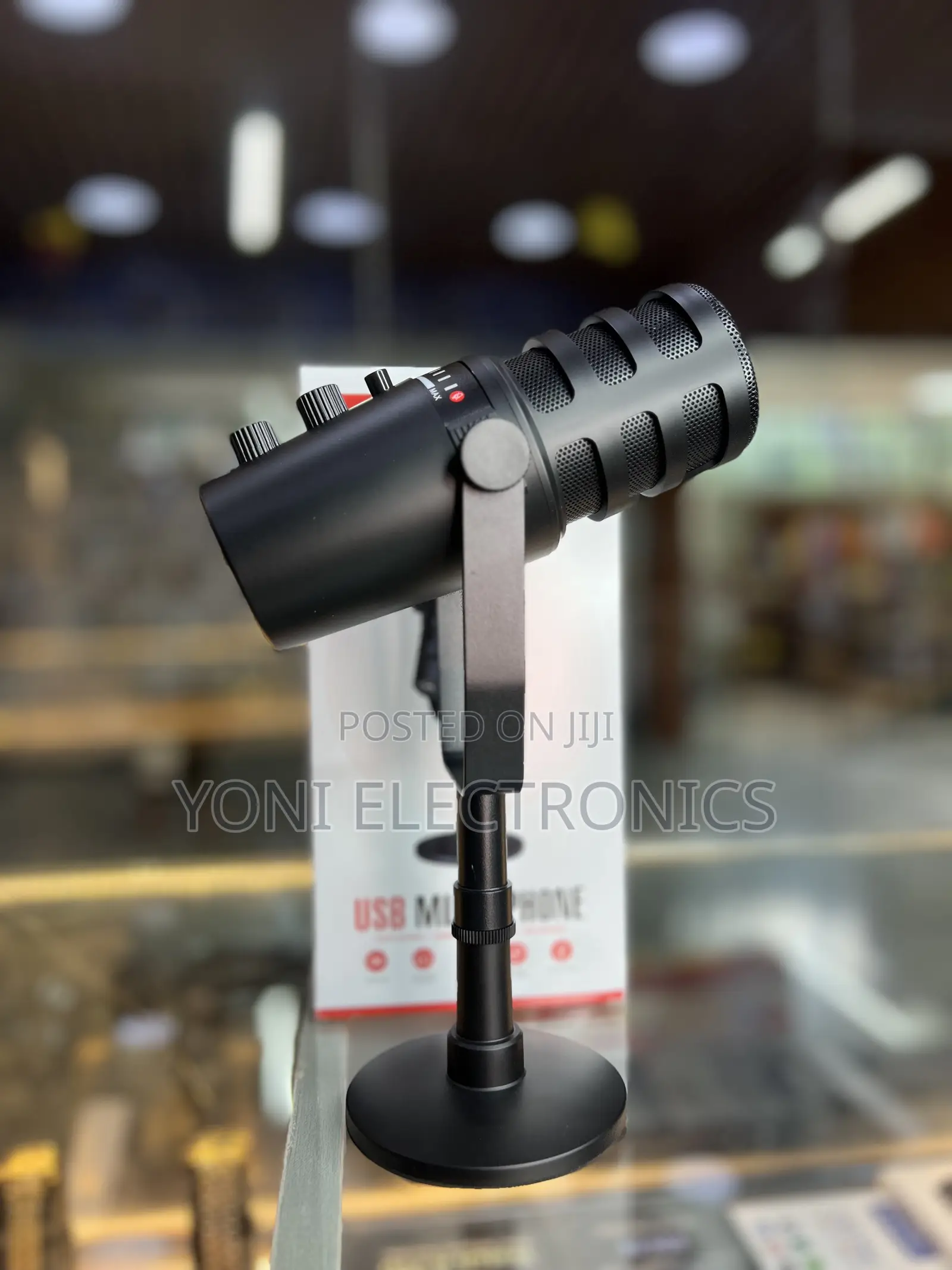 Jmary MC-PW12 USB & XLR ፕሮፌሽናል ማይክሮፎን