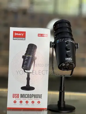 Jmary MC-PW12 USB & XLR ፕሮፌሽናል ማይክሮፎን