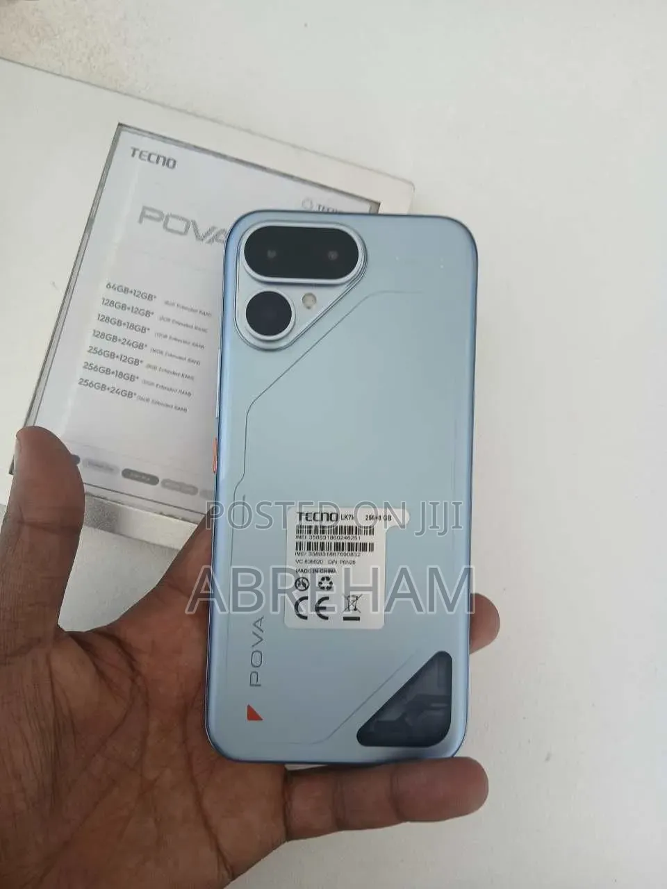 New Tecno Pova Curve 2 5G 256 GB Silver
