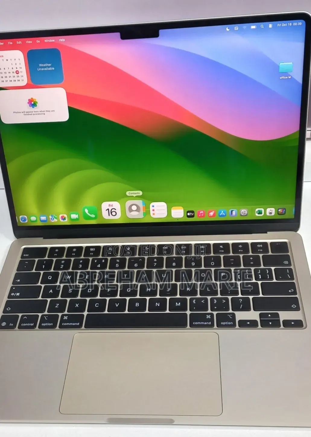 New Laptop Apple MacBook Air 2026 M5 16GB Apple M5 SSD 512GB