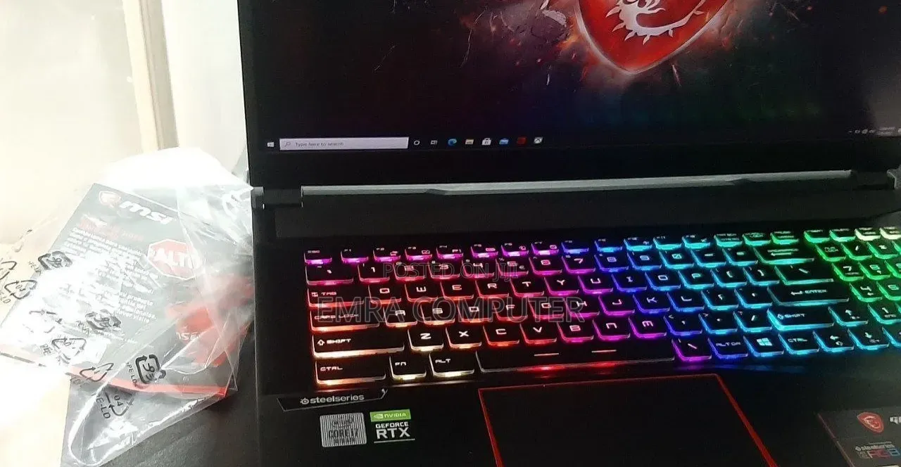 New Laptop MSI 16GB Intel Core i7 SSD 512GB