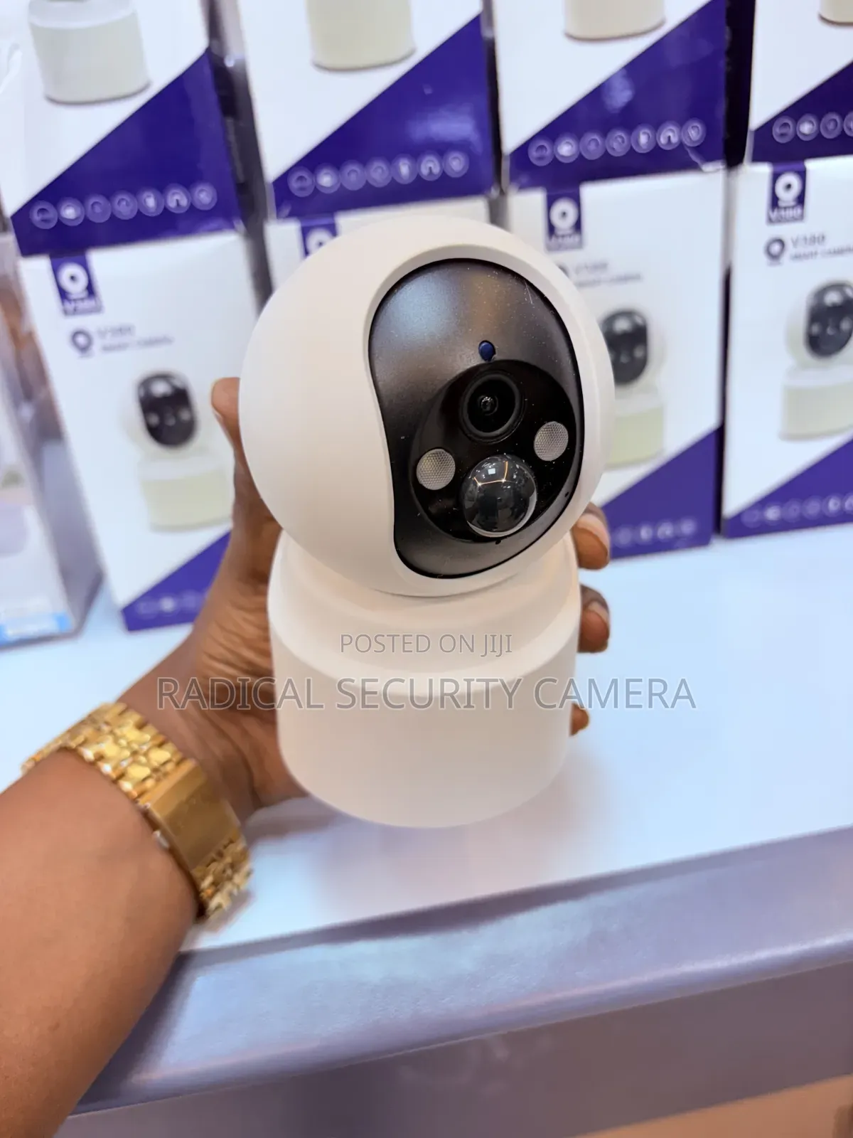 V380 4G SIM Card Camera በባትሪ የሚሰራ Wireless CCTV Security Camera