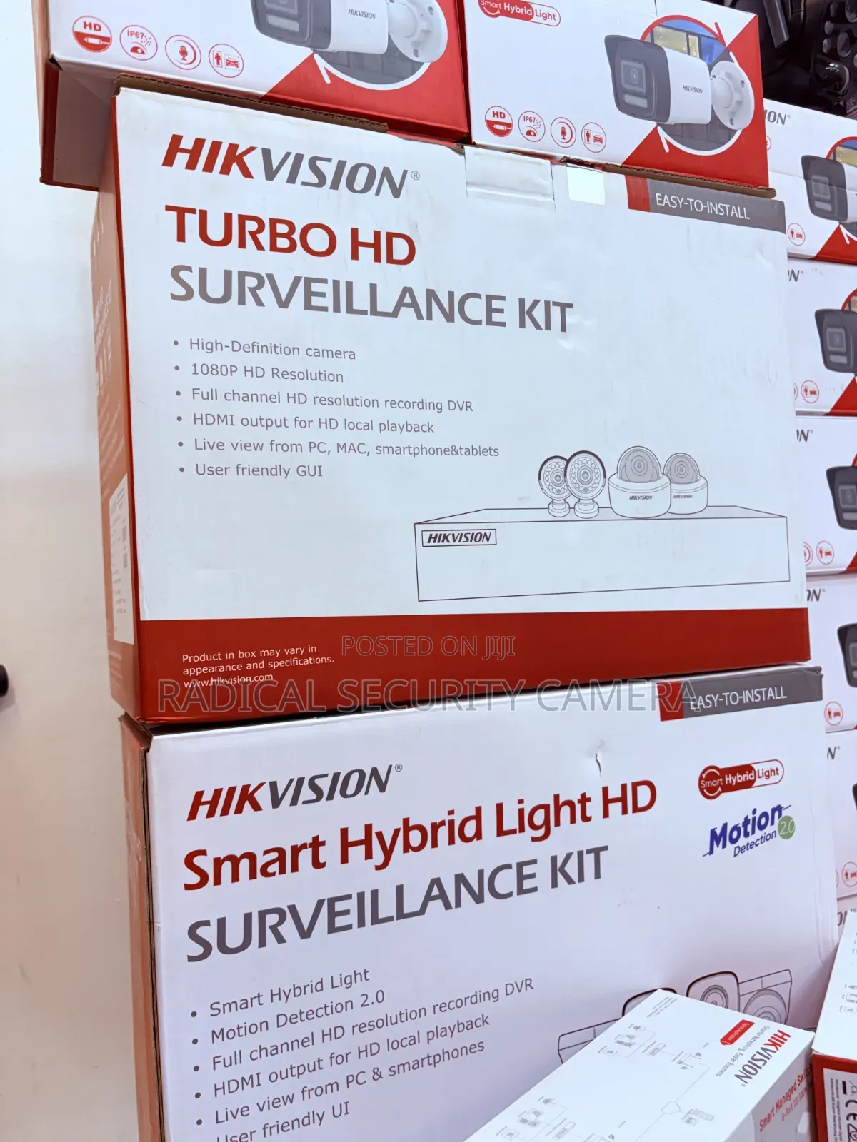 4 Channel CCTV Camera Kit Hikvision 4 Cameras DVR Security System