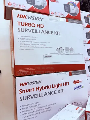 4 Channel CCTV Camera Kit Hikvision 4 Cameras DVR Security System