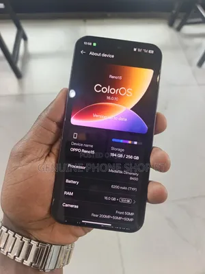 New Oppo Reno 256 GB Black