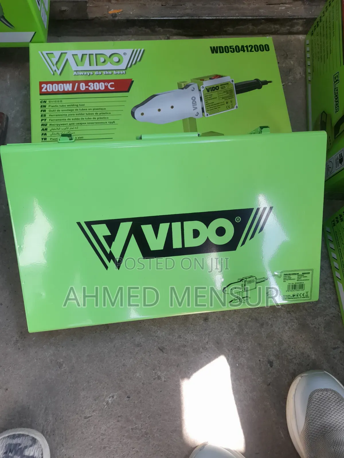 Vido Plastic Tube Welding Tool(PPR) 2000W