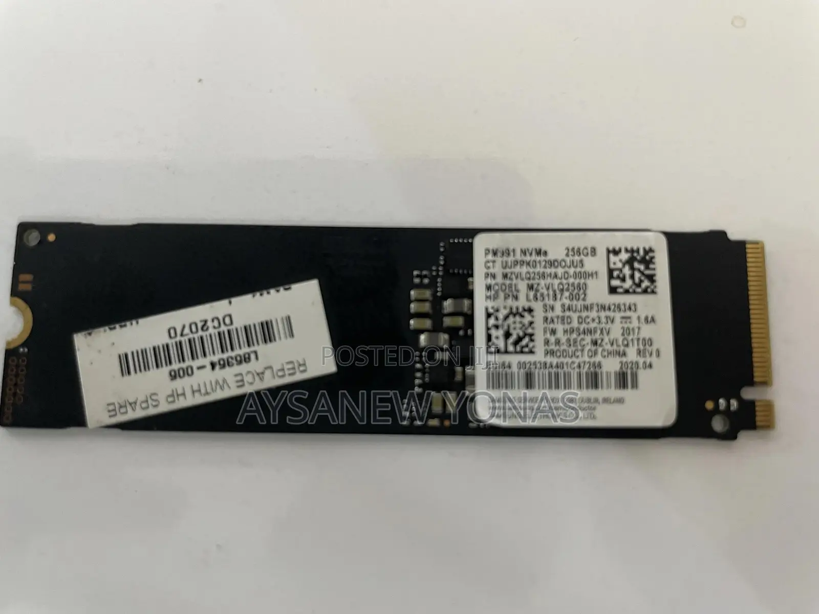 Samsung NVMe SSD - 256GB