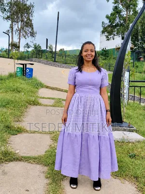 Purple Habeshan Dress