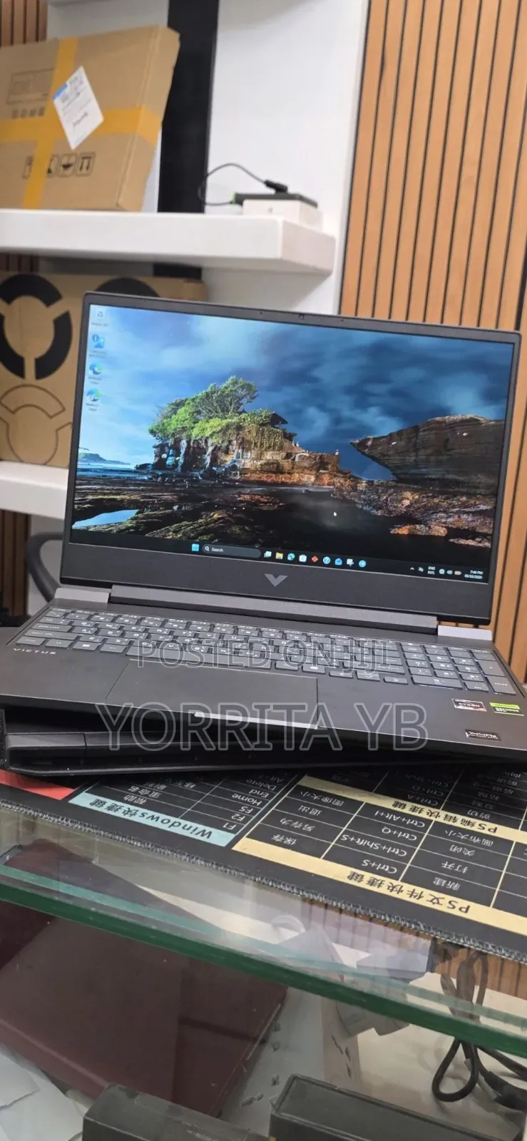 New Laptop HP Victus 16 16GB AMD Ryzen 7 SSD 512GB