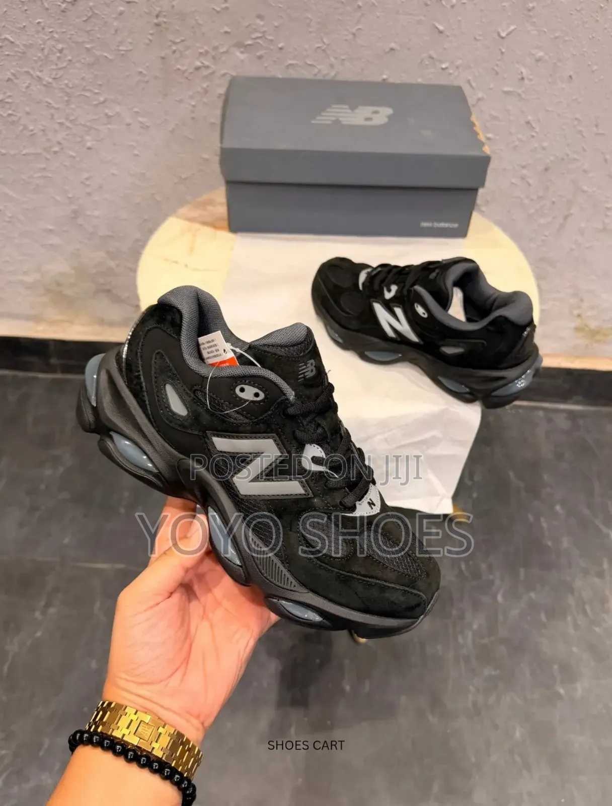 New Balance 9837 Black/Gray Unisex Fashion Sneaker