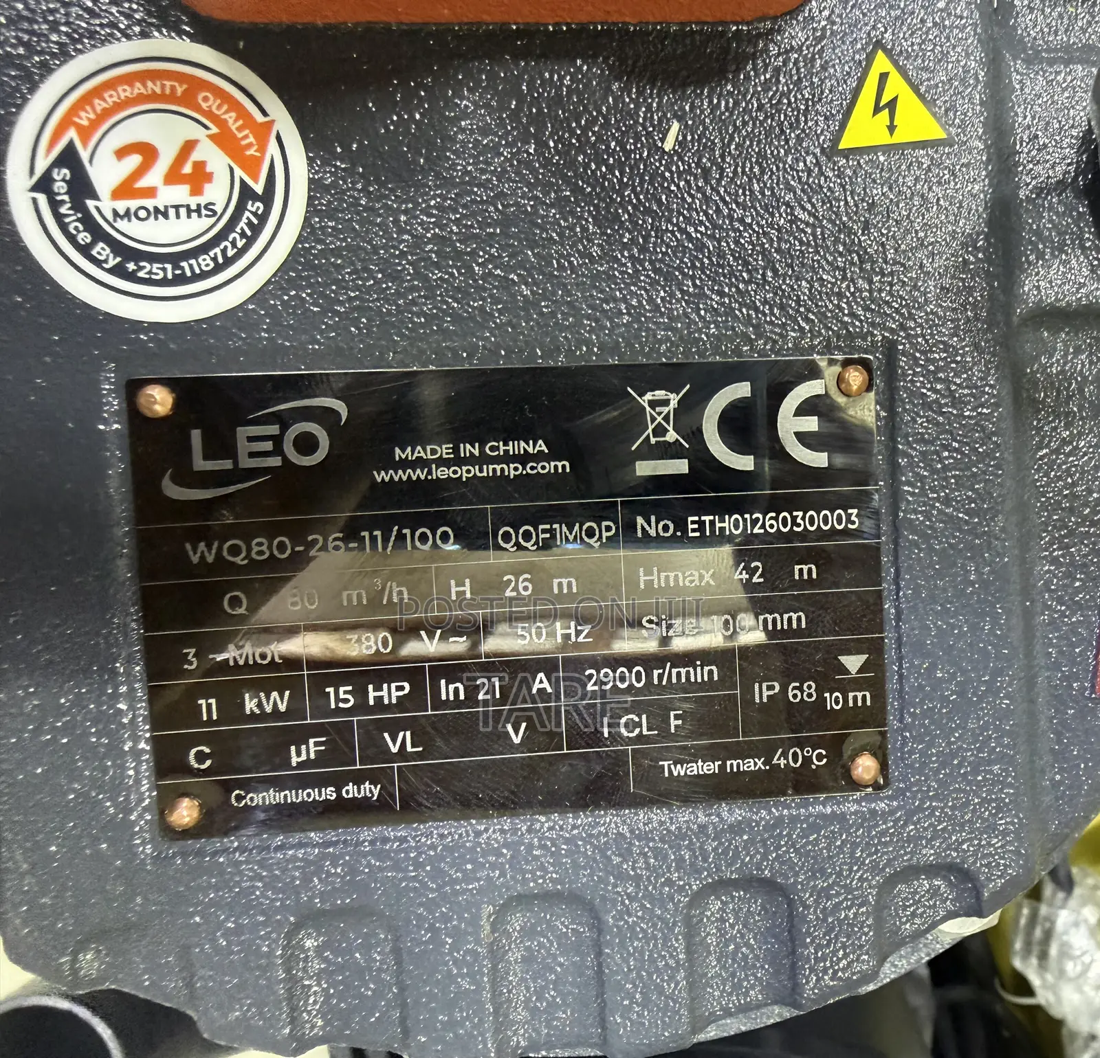 Dewatering Submersible Water Pump