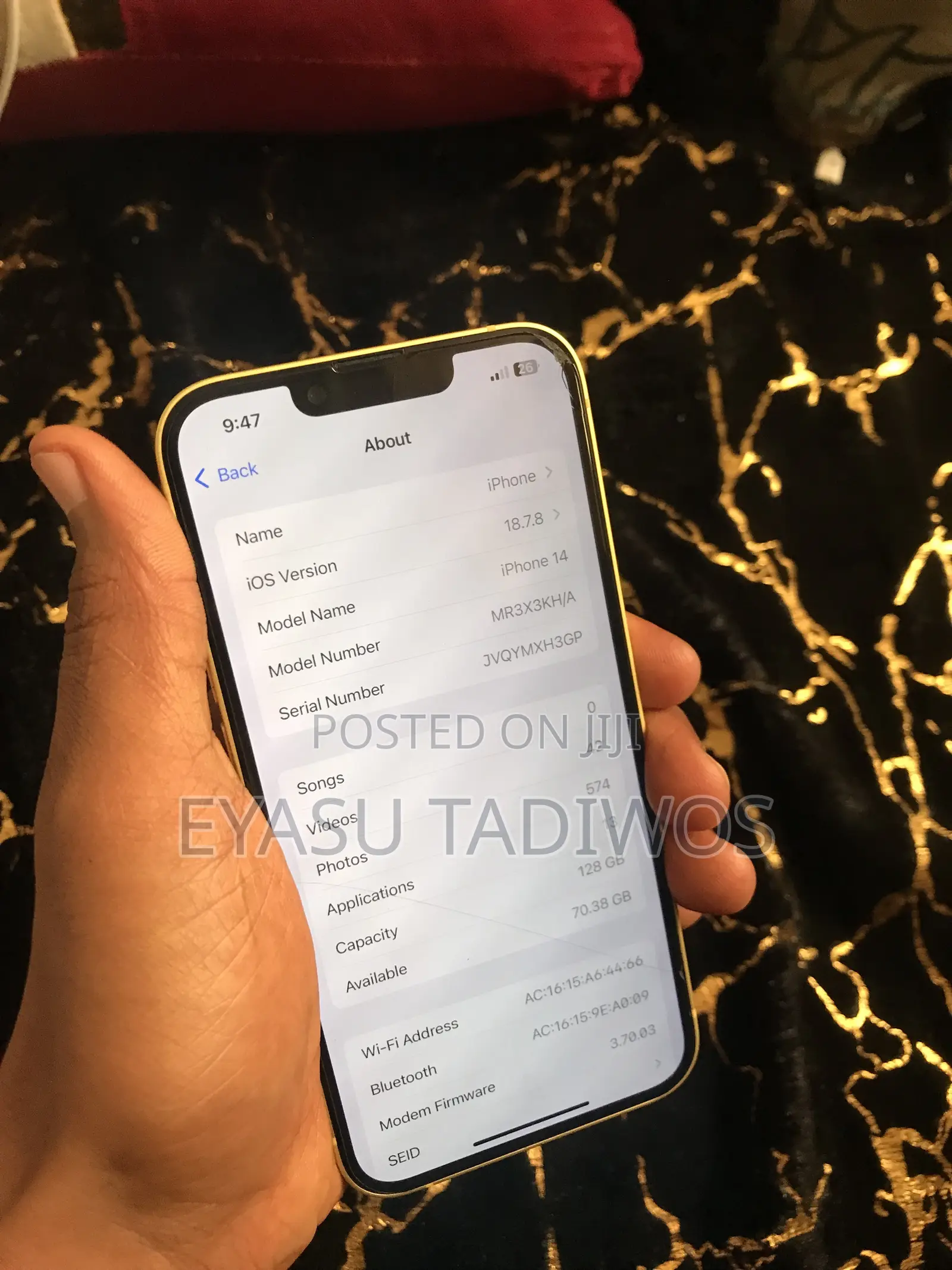 New Apple iPhone 14 128 GB Silver