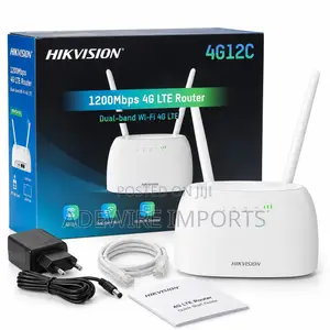 Hikvision DS-3WR4G12C 1200Mbps 4G LTE Dual-Band Wi-Fi Router