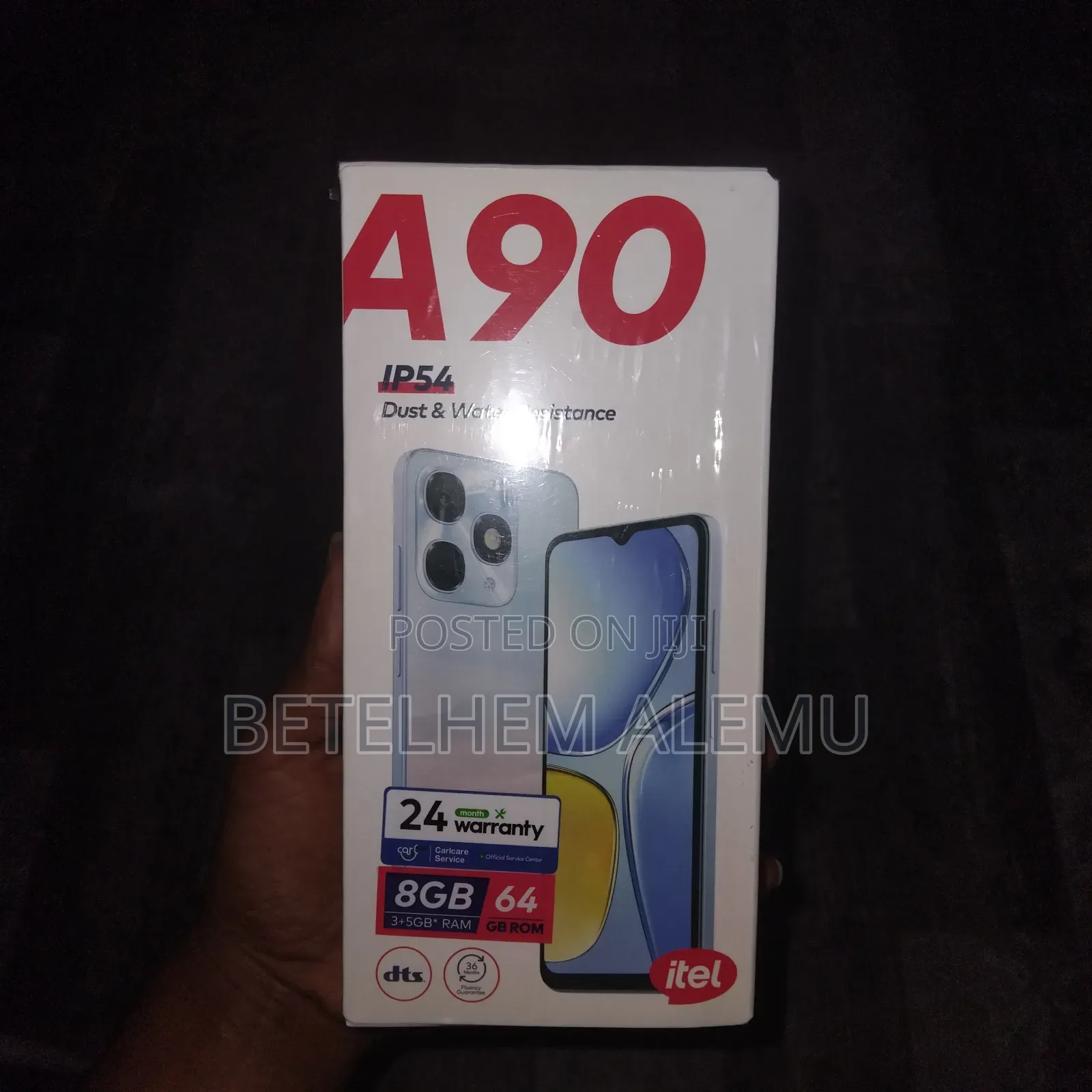 New Itel A90 64 GB Black