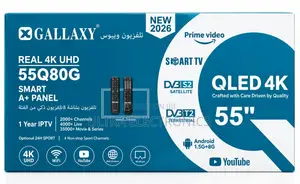 Galaxy 55q80g Smart TV! Enjoy Stunning 4k Uhd Picture Quality, Qled