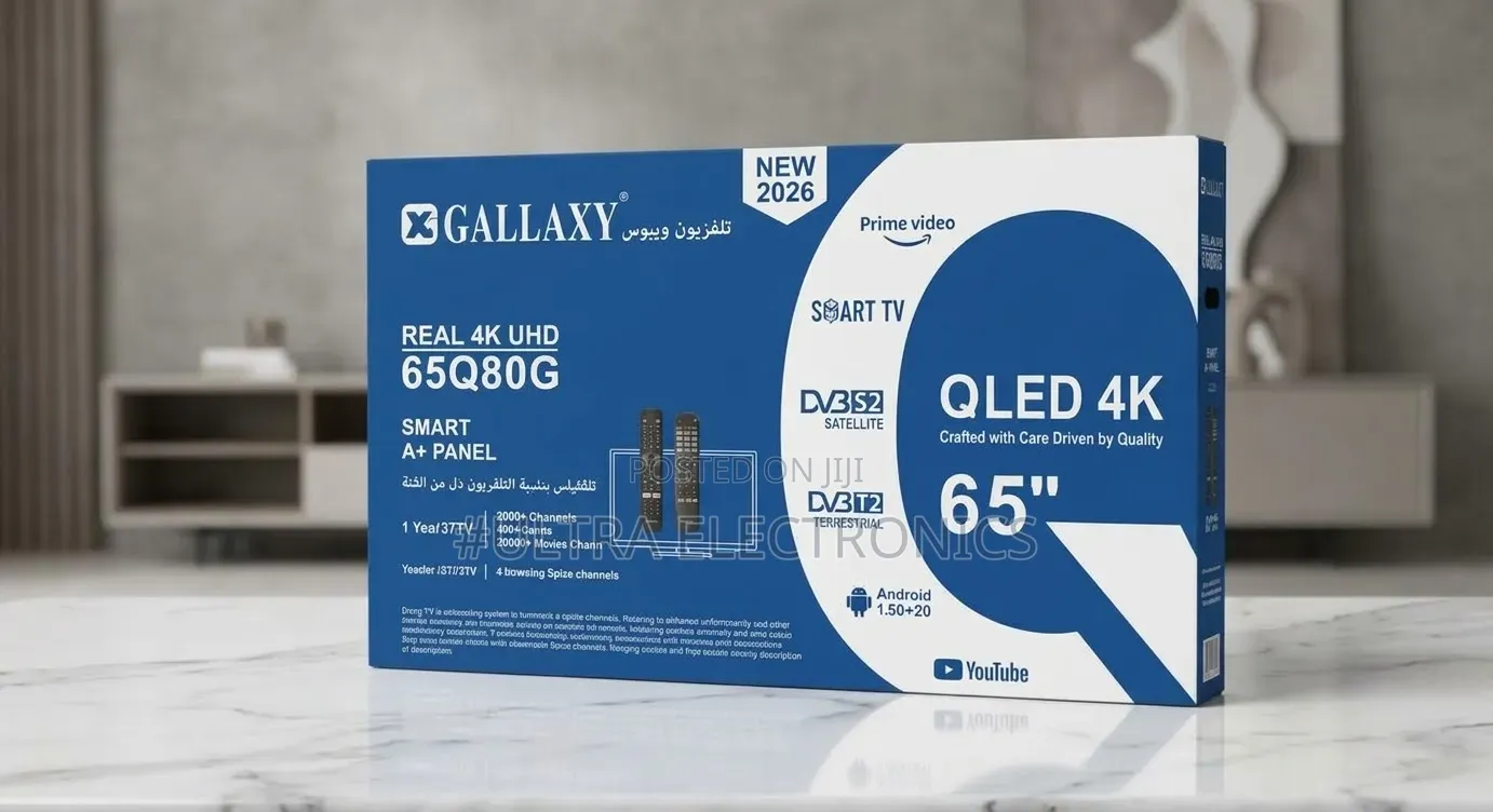 Galaxy 55q80g Smart TV! Enjoy Stunning 4k Uhd Picture Quality, Qled