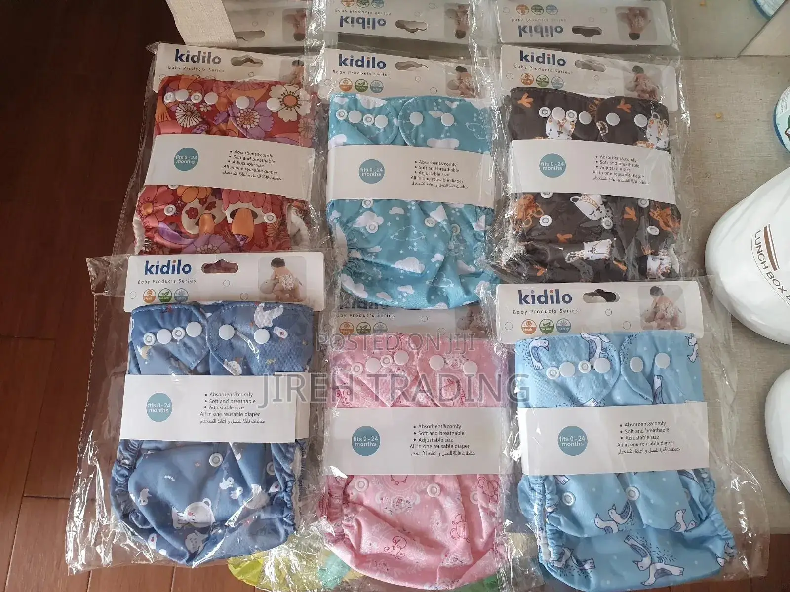 Kidilo Reusable Baby Cloth Diapers Kidilo የሕፃን ጨርቅ ዳይፐር እንደገና የሚታጠብ