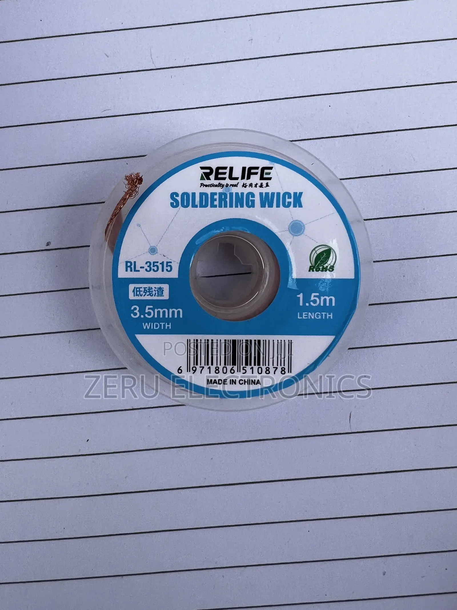 Desoldering Wick Relief