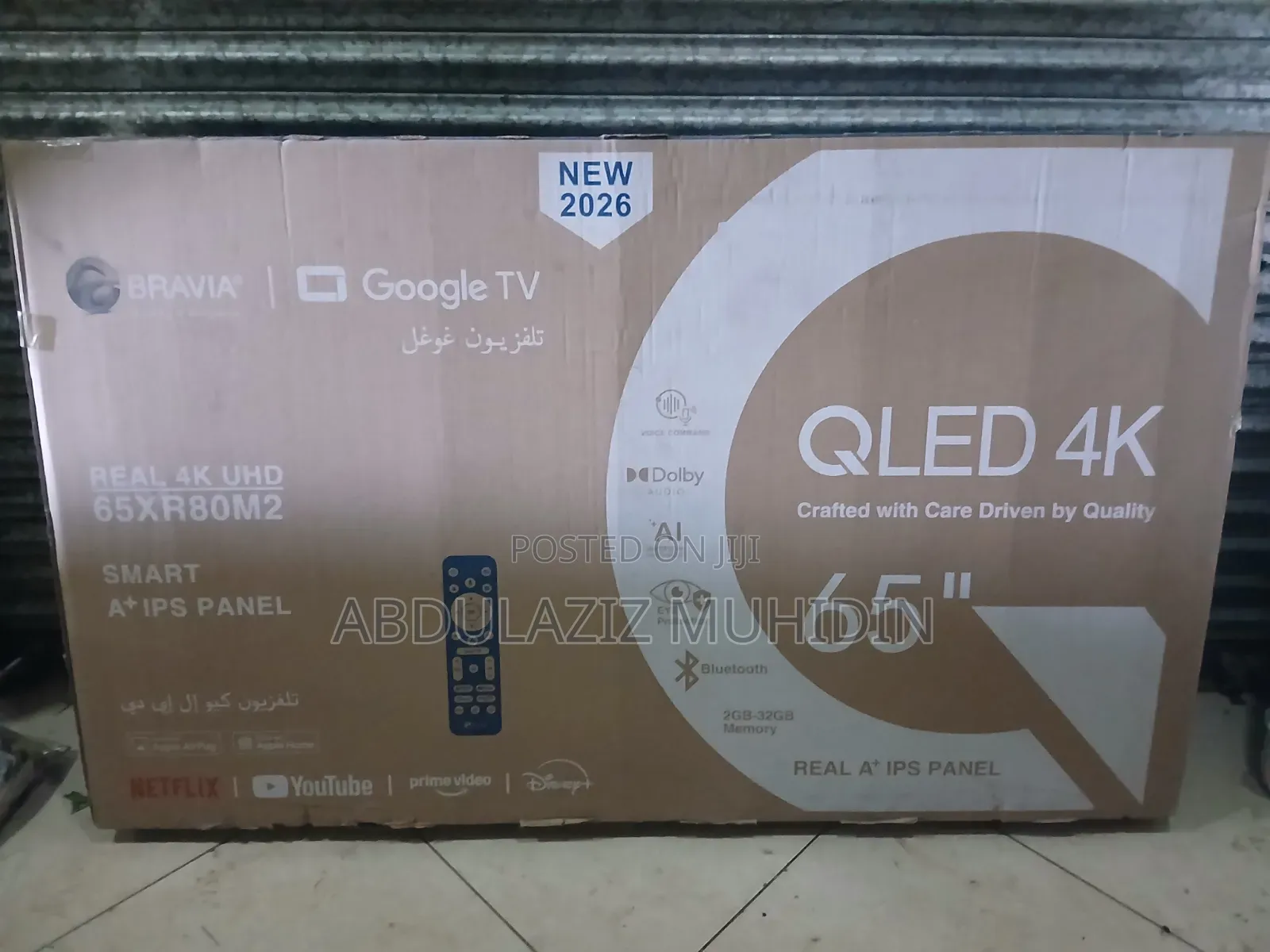 Bravia 65 Inche QLED Framless Googel TV