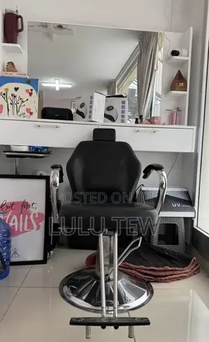 Vanity Mirror and Chair