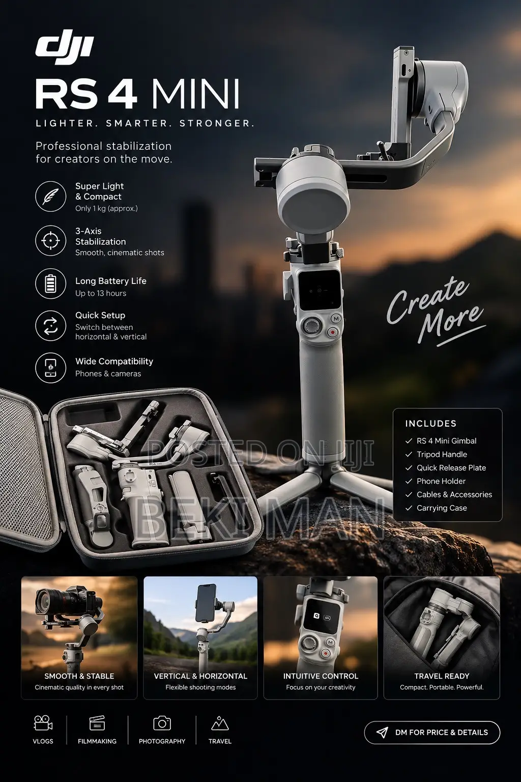 DJI Rs4mini Combo