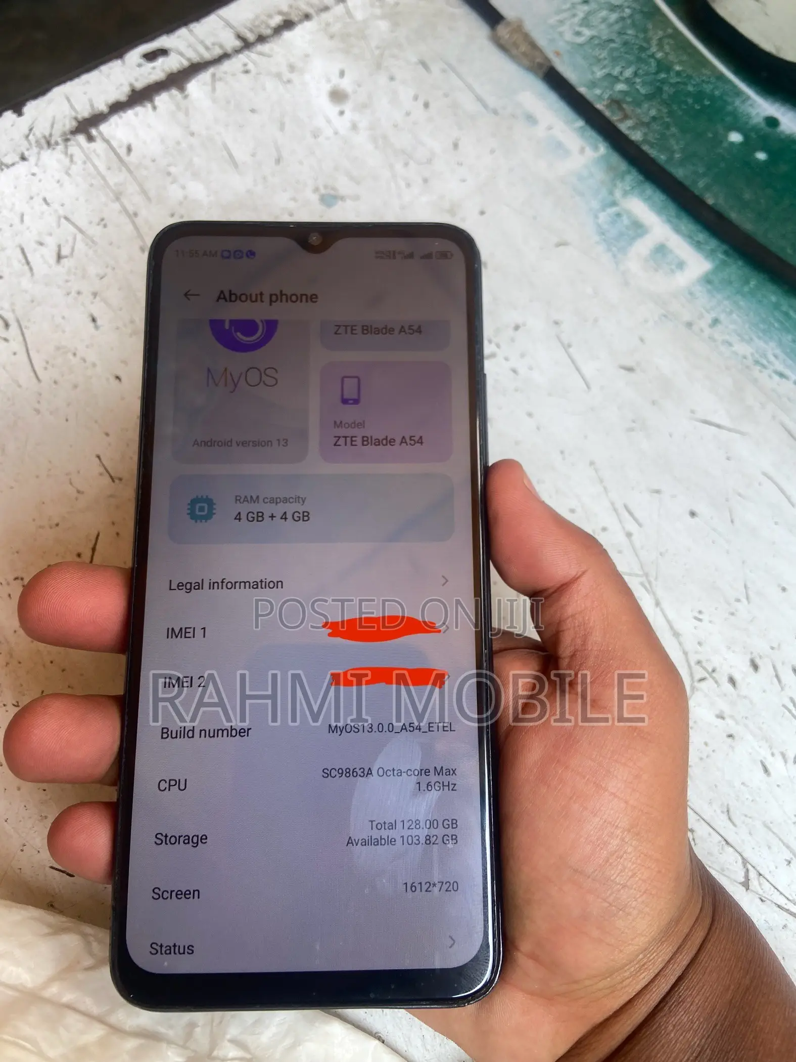 ZTE Blade A54 128 GB Black