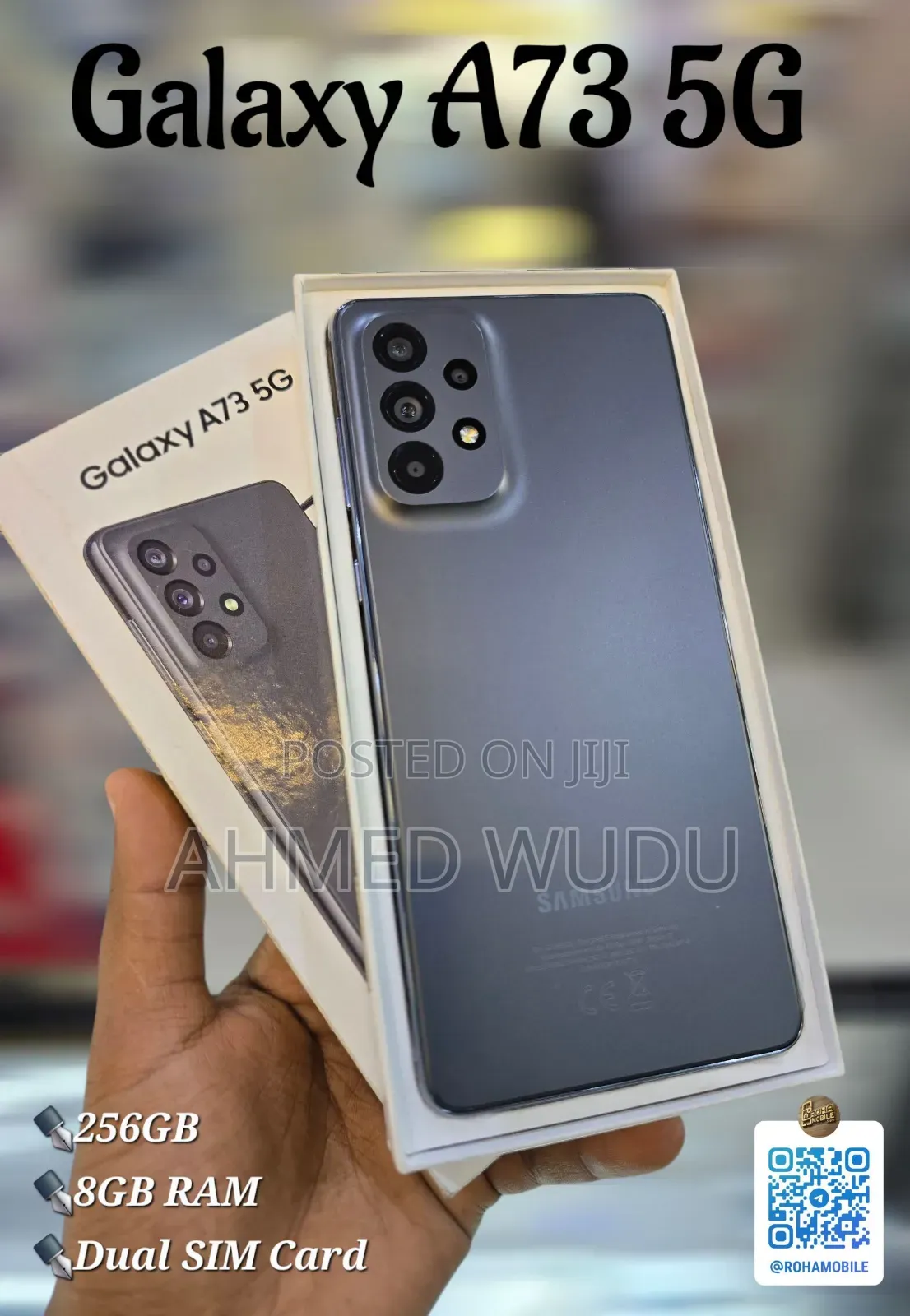 Samsung Galaxy A73 5G 128 GB Black