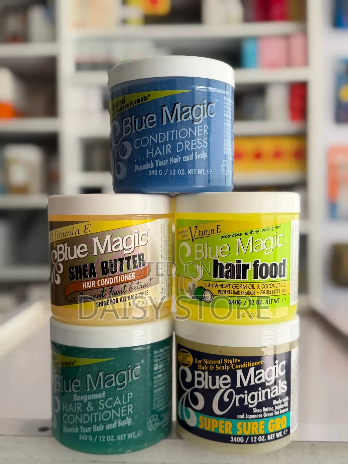 Blue Magic Hair Oil & Hair Dress (340g)
