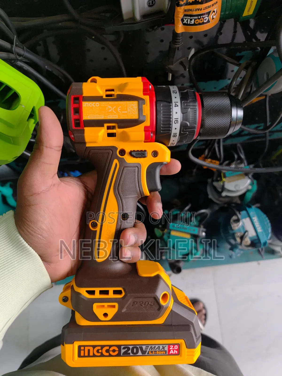 INGCO Compact Brushless Cordless Impact Drill